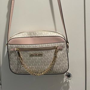 Michael Kors Crossbody Bag Soft Pink & Cream